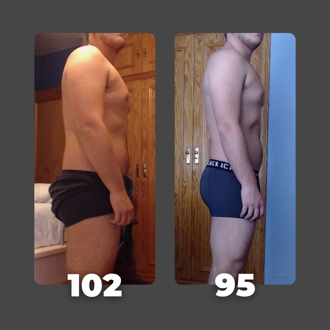 Transformación de cliente: de 102 a 95 kg