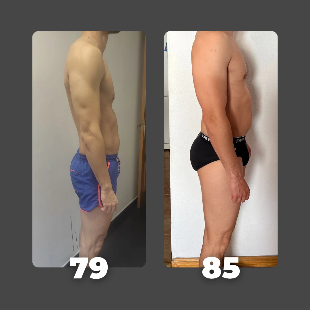 Transformación de cliente: de 79 a 85 kg